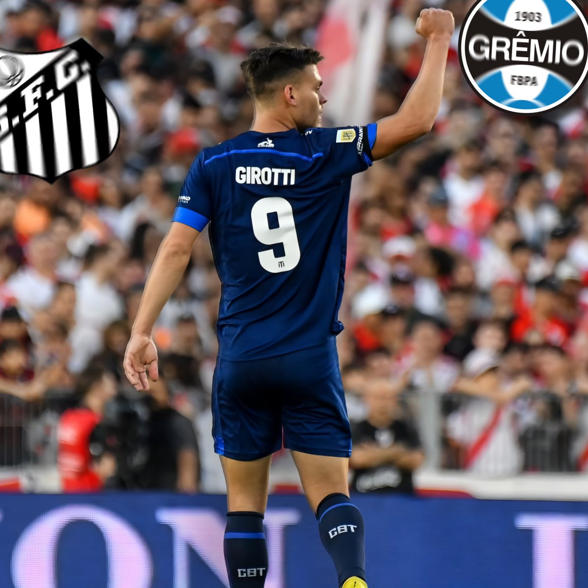 _lucasmoret's tweet image. Grêmio, Santos e dois clubes da MLS demonstraram interesse na contratação de Federico Girotti.
Talleres quer 7 US$ milhões (R$ 42 milhões) por uma porcentagem do jogador.
O atacante argentino, de 25 anos, marcou 14 gols e deu 1 assistência em 49 partidas na última temporada.