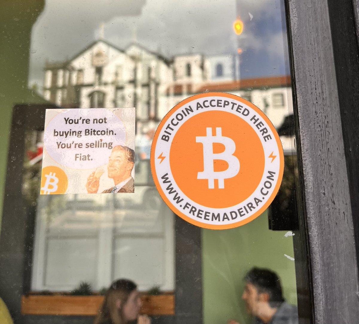 I found this at a small restaurant in Madeira.
Don’t think anyone ever paid their lunch here with Bitcoin, but if it would be Radix it would be so f*cking fast, secure and cheap to do.