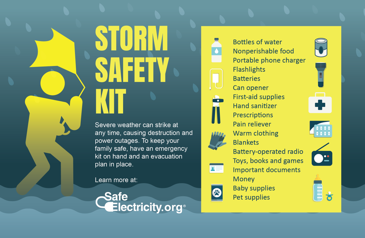 custerpower's tweet photo. It's always good to have a plan for when the unexpected happens including the unplanned power outage. Make sure to have at least 3 days of food on hand and a plan for when the power goes out. https://t.co/o5I7K52egB