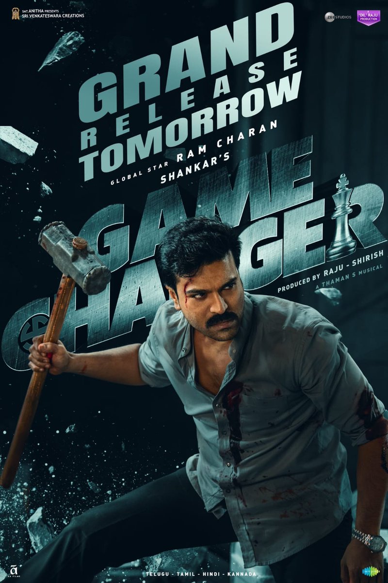 Satya Dev (@actorsatyadev) on Twitter photo Thrilled to see the magic crafted by our Global Star <a href="/AlwaysRamCharan/">Ram Charan</a> garu and the visionary <a href="/shankarshanmugh/">Shankar Shanmugham</a> sir in #GameChanger! Can't wait.
Wishing the very best to #DilRaju Garu, Sirish Garu, <a href="/SVC_official/">Sri Venkateswara Creations</a>, and the entire team
<a href="/advani_kiara/">Kiara Advani</a> <a href="/yoursanjali/">Anjali</a> <a href="/iam_SJSuryah/">S J Suryah</a> Thrilled to see the magic crafted by our Global Star <a href="/AlwaysRamCharan/">Ram Charan</a> garu and the visionary <a href="/shankarshanmugh/">Shankar Shanmugham</a> sir in #GameChanger! Can't wait.
Wishing the very best to #DilRaju Garu, Sirish Garu, <a href="/SVC_official/">Sri Venkateswara Creations</a>, and the entire team
<a href="/advani_kiara/">Kiara Advani</a> <a href="/yoursanjali/">Anjali</a> <a href="/iam_SJSuryah/">S J Suryah</a>