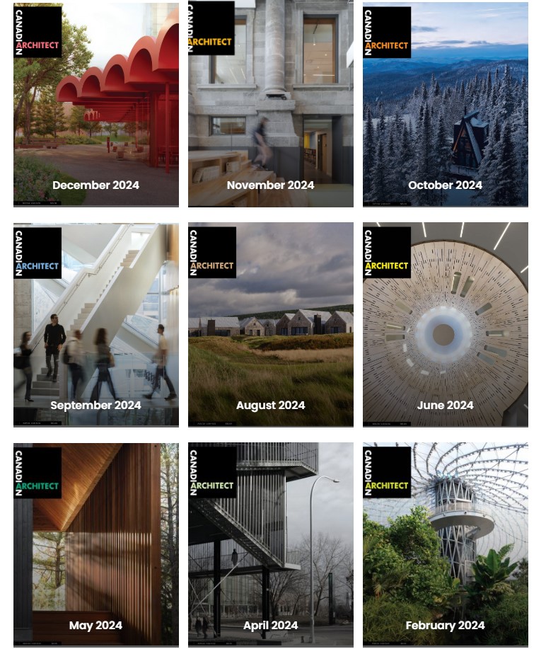 CdnArch's tweet photo. See all the 2024 print edition issues of Canadian Architect magazine within the archives at: https://t.co/Th6hKLdt9u

#architecture #architects #canadianarchitect #buildingdesign #interiordesign #engineering #buildings #construction #builtenvironment #aec #aecindustry #canada https://t.co/3kuVKgDha1