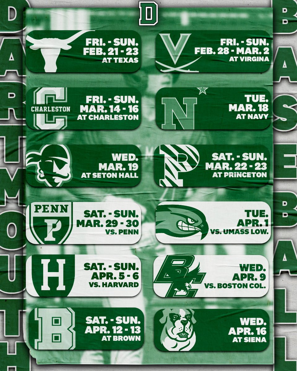 Dartmouth Baseball tweet media