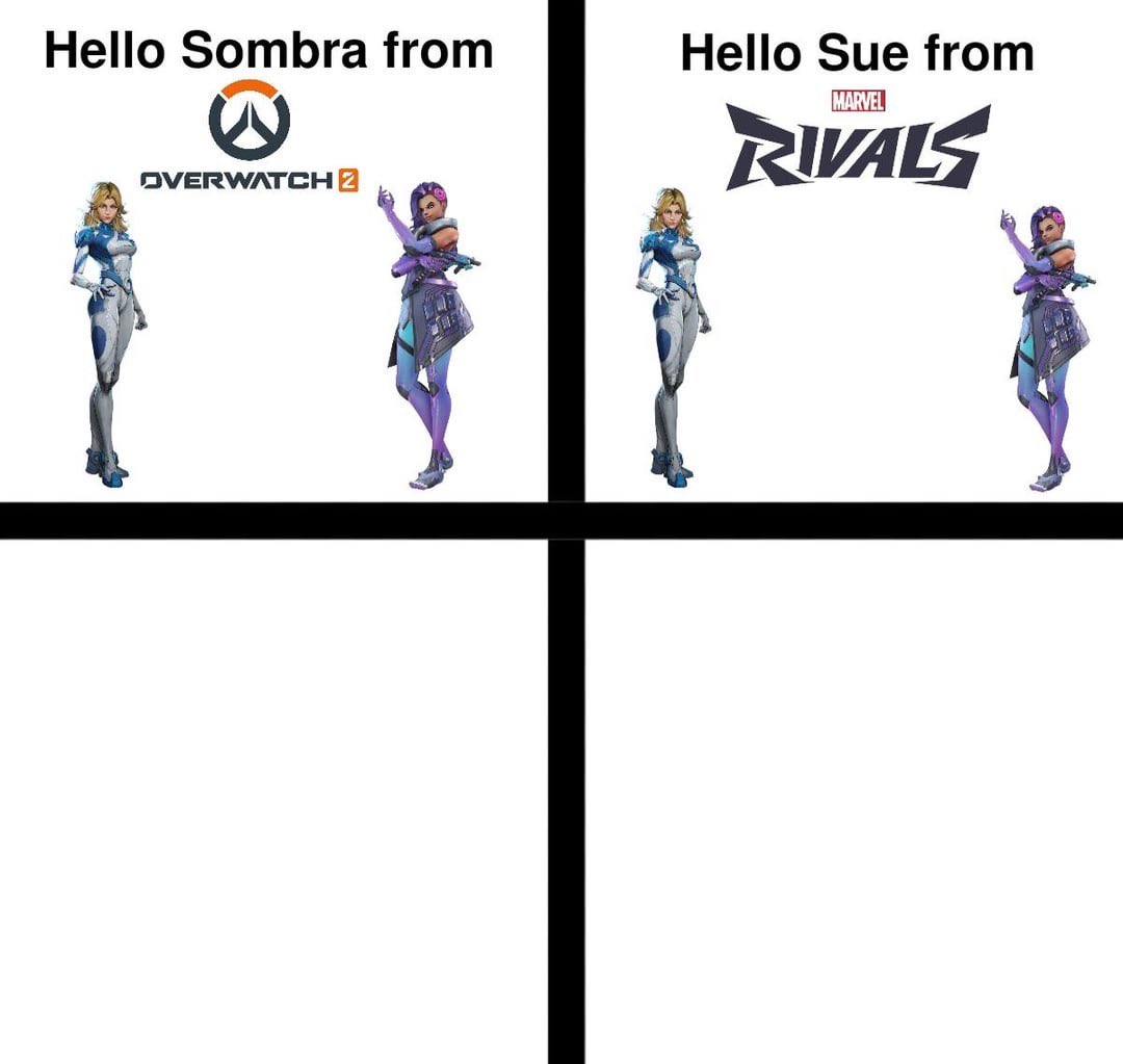 MRivalsMedia's tweet photo. Sue meets Sombra.

#MarvelRivals | #Marvel https://t.co/H92nhrfmPE