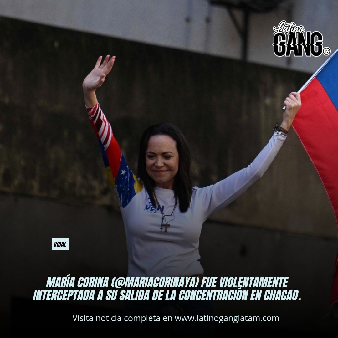 #María Corina (<a href="/MariaCorinaYA/">María Corina Machado</a>) fue violentamente interceptada a su salida de la concentración en Chacao. 

Segun cuentas oficiales de Edmundo y la misma Maria corina confirman El secuestro a sangre y fuego.