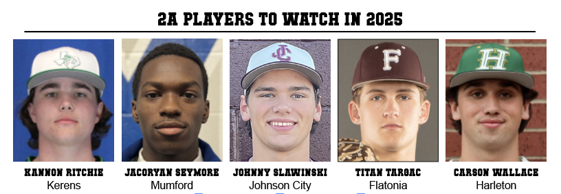 The top 10 players to watch in 2A!
Get this PLUS

- Preseason Top 30
- District Predictions
- Teams Previews
- 175 pages devoted to Texas High School Baseball!

Order the preseason magazine: txhighschoolbaseball.com/onlinestore/ (magazine will be delivered by 9 AM the day after purchase)