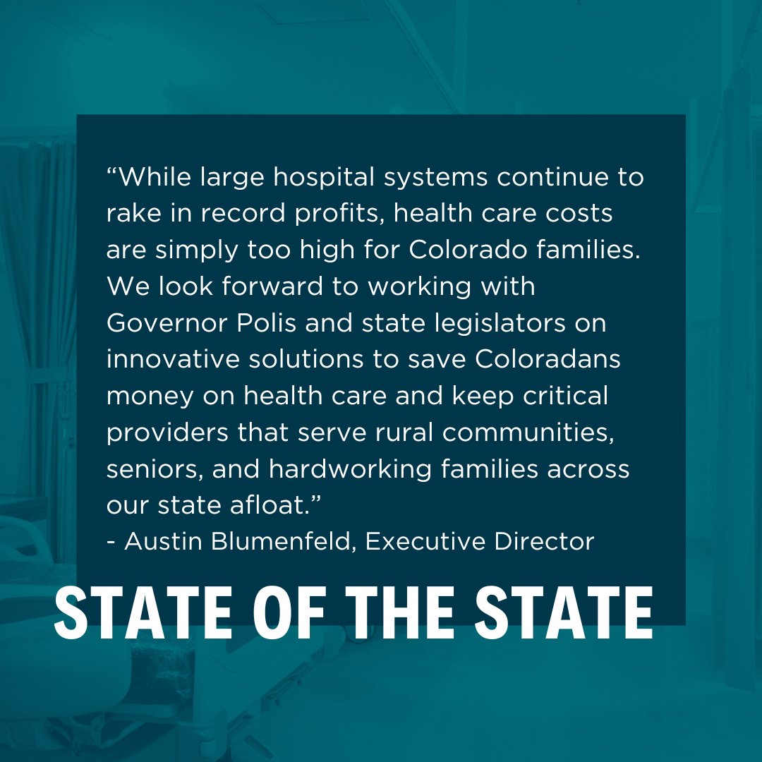Thank you, <a href="/GovofCO/">Governor Jared Polis</a>, for your continued efforts to save hardworking Coloradans money on health care. #copolitics #coleg