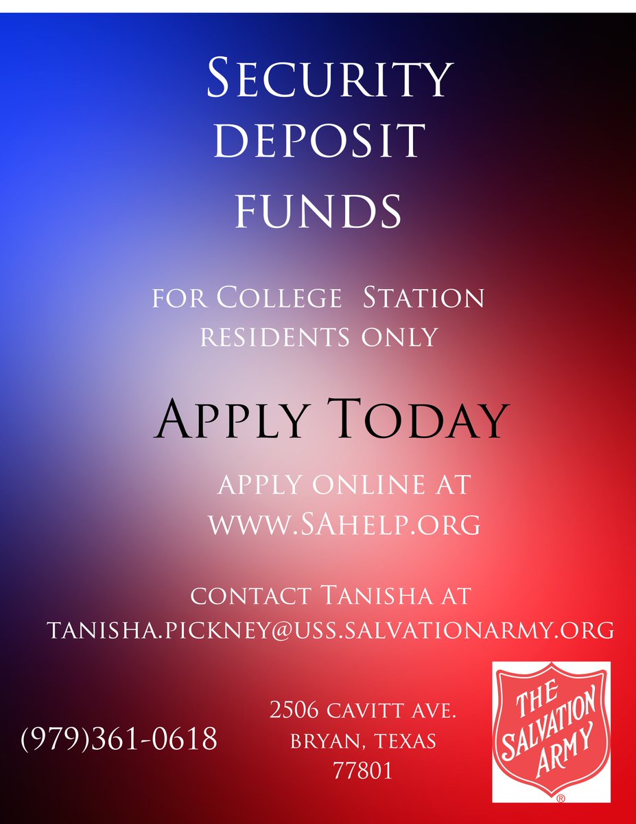 Salvation Army BCS tweet media