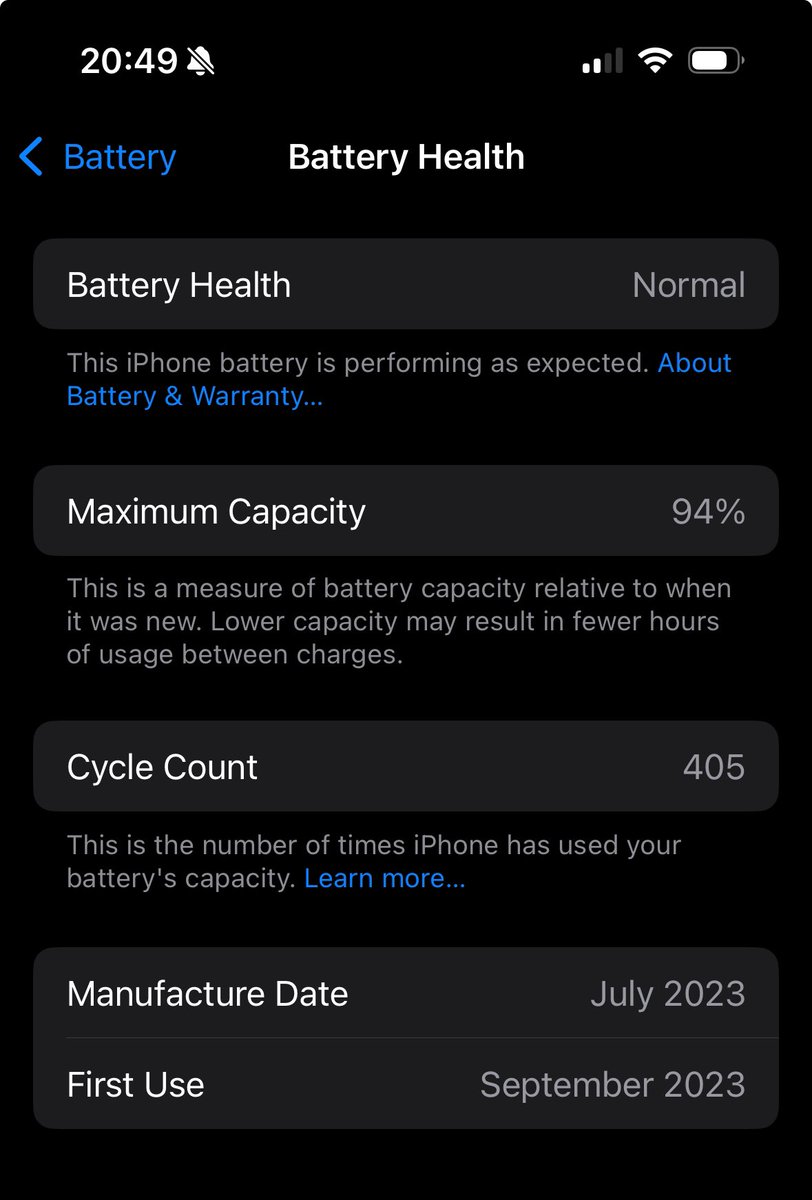 007_dannn's tweet photo. @TotalnyChampion U mnie też wygląda to dobrze. W 95% przypadków telefon ładuje przy użyciu magsafe. https://t.co/q2fLVyP67E
