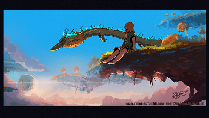 “Sunset in the sky.” #TheLegendOfZelda: Tears of the Kingdom #AGDQ2025