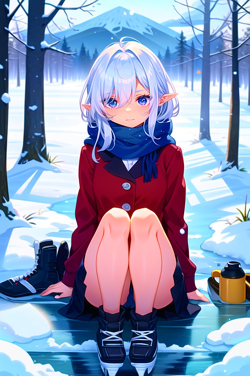 ShibikoAI's tweet image. Winter Wonderland Elf
What's your favorite winter memory?

Create for Free at shibiko.ai/sign-up?referr…

#frozenfun #aiart #cute #animegirl #snowydays #winter #christmas #kawaii #elflife #anime #cozy #AIイラスト