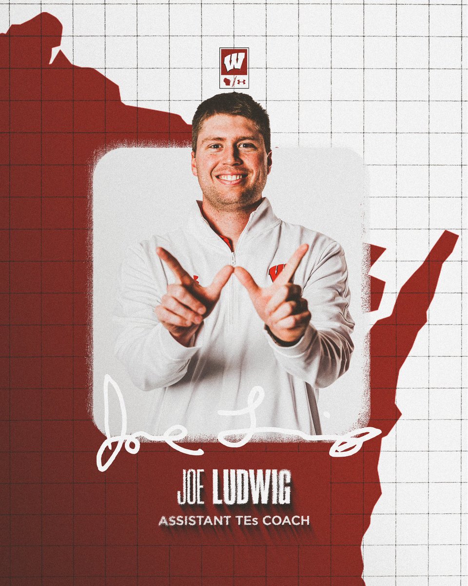 Welcome to Madison, <a href="/CoachJoeLudwig/">Joe Ludwig</a>!

🔗| go.wisc.edu/inrk9v

#OnWisconsin
