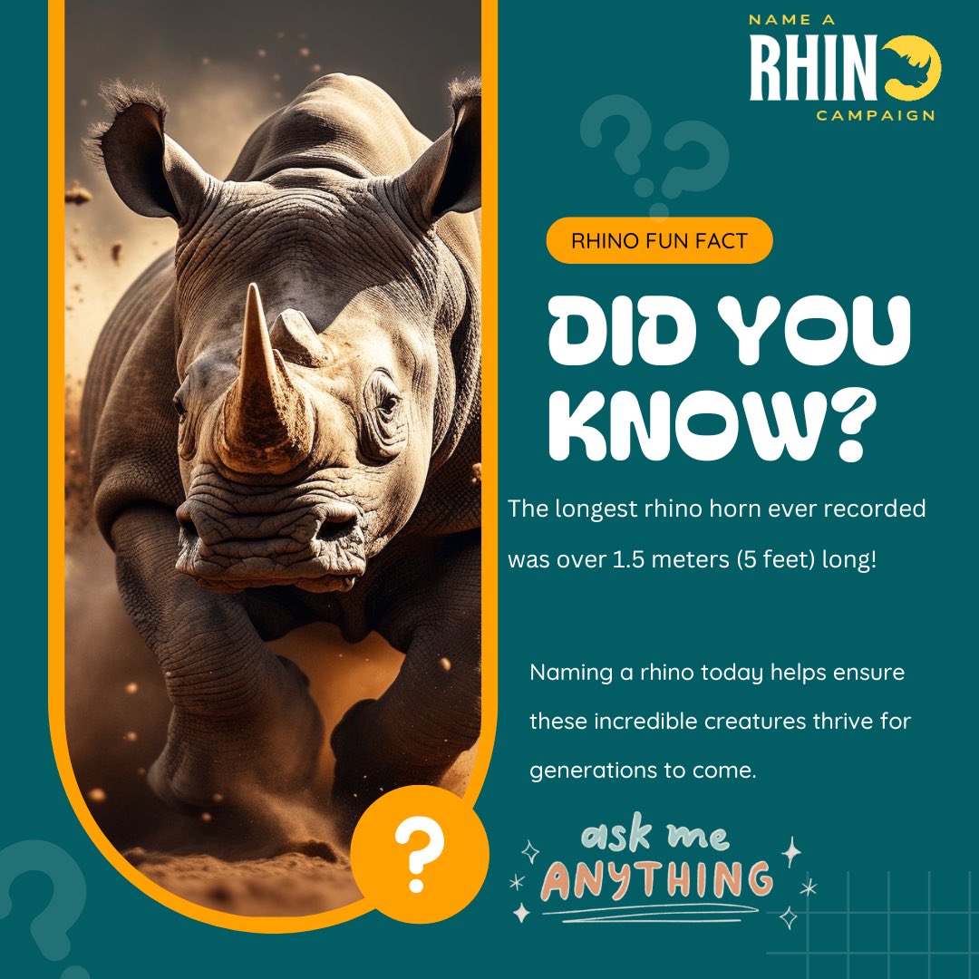 Name A Rhino (@namearhino) on Twitter photo Together, we can give Uganda’s rhinos a thriving future! Be part of the #NameARhino campaign to protect these gentle giants and their habitats.
<a href="/Ugandawildlife/">#UgandaWildlife</a> <a href="/ugwildlife/">Uganda Wildlife Authority</a> <a href="/Wildlifescene/">UgandaWildlifeScene</a> <a href="/UWEC_EntebbeZoo/">UWEC</a> <a href="/TourismBoardUg/">Uganda Tourism Board</a> <a href="/UTAUganda/">Uganda Tourism Association</a> <a href="/MTWAUganda/">Ministry of Tourism-Uganda</a>
#NameARhinoCampaign
#SaveARhino Together, we can give Uganda’s rhinos a thriving future! Be part of the #NameARhino campaign to protect these gentle giants and their habitats.
<a href="/Ugandawildlife/">#UgandaWildlife</a> <a href="/ugwildlife/">Uganda Wildlife Authority</a> <a href="/Wildlifescene/">UgandaWildlifeScene</a> <a href="/UWEC_EntebbeZoo/">UWEC</a> <a href="/TourismBoardUg/">Uganda Tourism Board</a> <a href="/UTAUganda/">Uganda Tourism Association</a> <a href="/MTWAUganda/">Ministry of Tourism-Uganda</a>
#NameARhinoCampaign
#SaveARhino