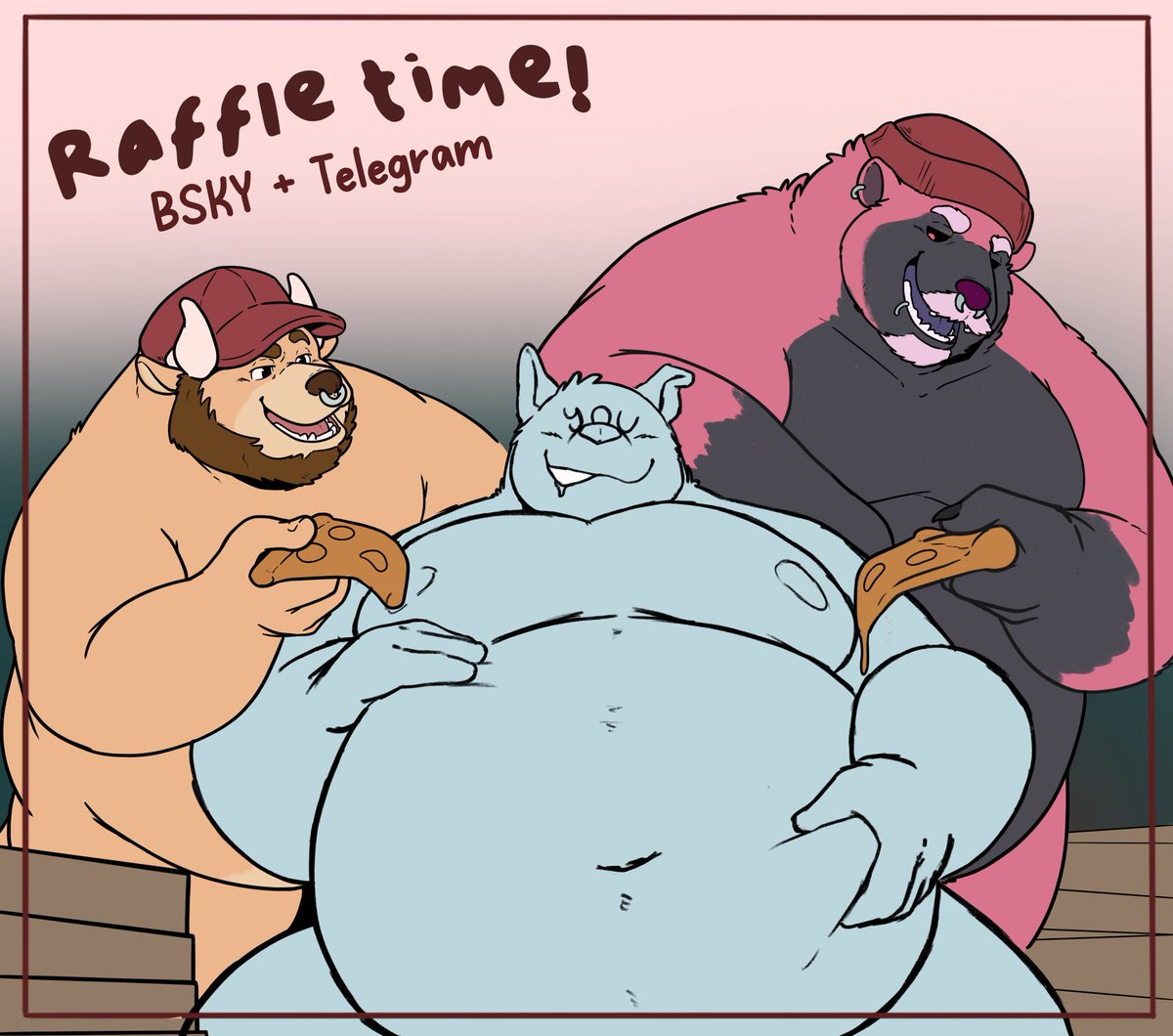 🍕Pizza timeeeee!! Raffle going on my tele channel and BSKY!! Go check it out! 

🍕Links in bio!