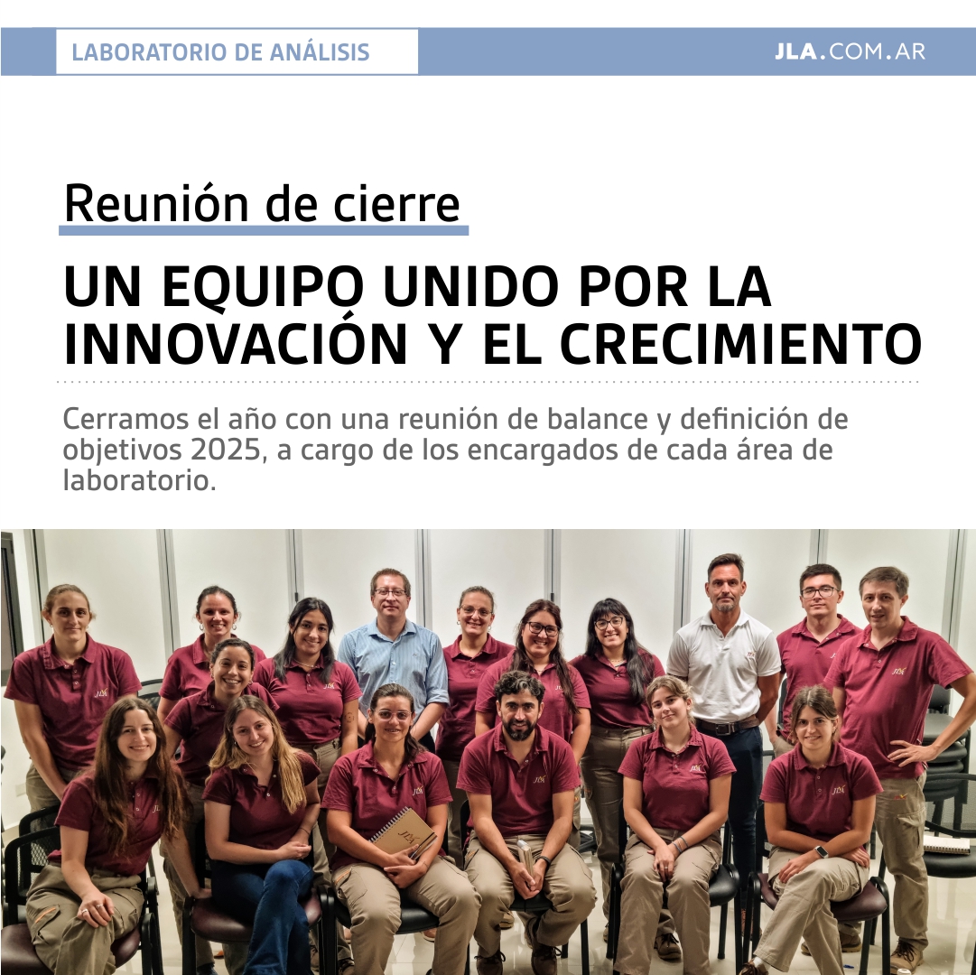 JLA_Arg's tweet image. Se concrectó una exitosa reunión de cierre de año, donde los responsables de las áreas de laboratorios analizaron los logros alcanzados en 2024 y se planteó un plan de objetivos para el 2025 🧪
¡Por un año de crecimiento y mucha innovación! ✅