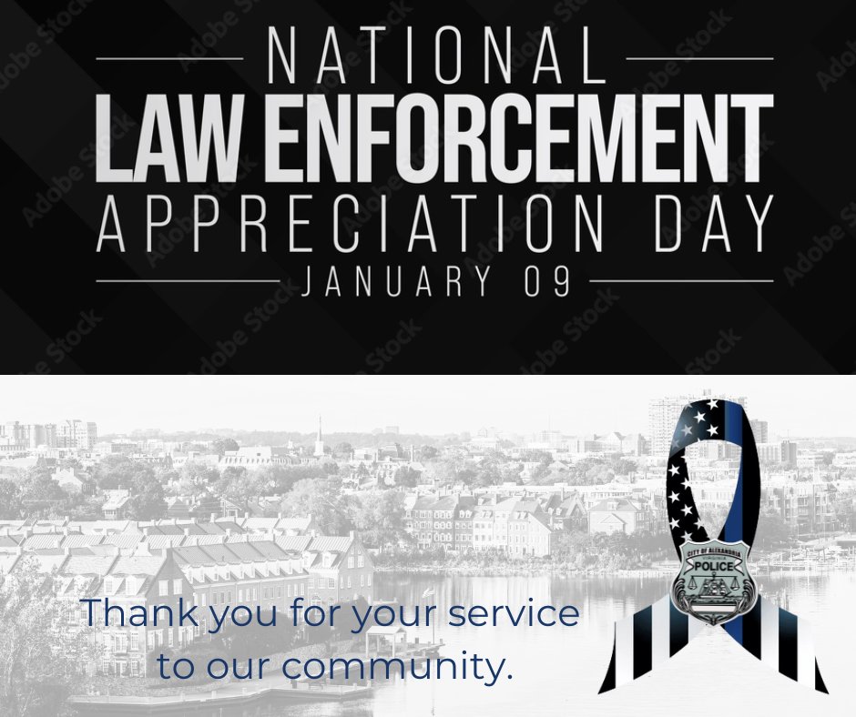 AlexVAPDChief's tweet image. Today, our nation takes a moment to express gratitude for the hard work and countless hours that law enforcement officers and personnel dedicate to keeping our community safe. To our APD officers I stand with you alongside the members of our community, #onealexandria #oneapd