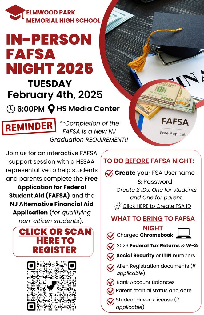 EPPSNJ's tweet image. Join us for FAFSA Night!