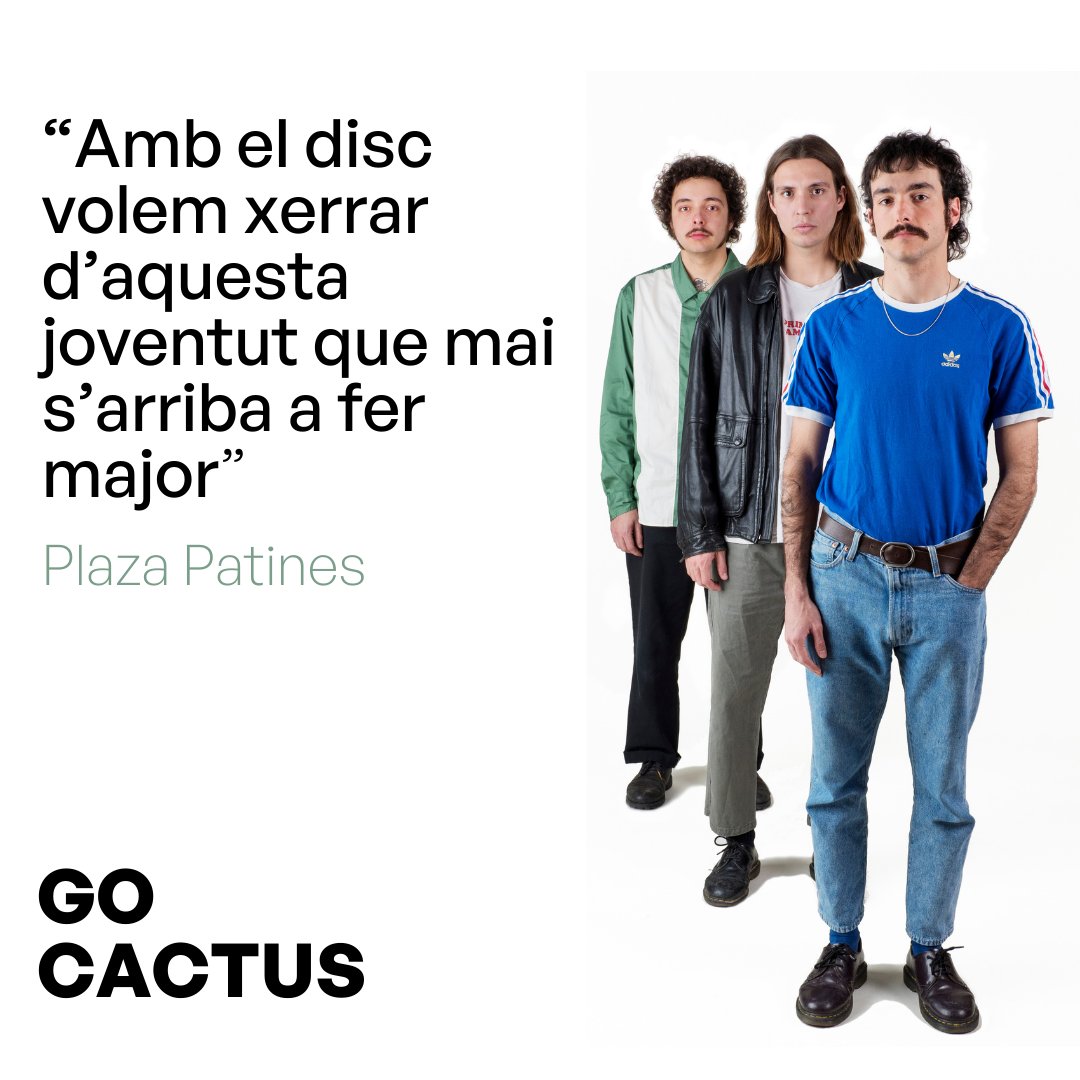 El segon àlbum de Go Cactus, 'Plaza Patines' (Hotel Record 2024), ha arribat amb un gir de guió 💥Han deixat l'anglès per cantar en castellà, amb unes lletres senzilles, clares i directes i amb una aposta molt més pensada per al directe

✍️Entrevista de <a href="/JunkMiquel/">Miquel Junk</a>, pàgines 18-19