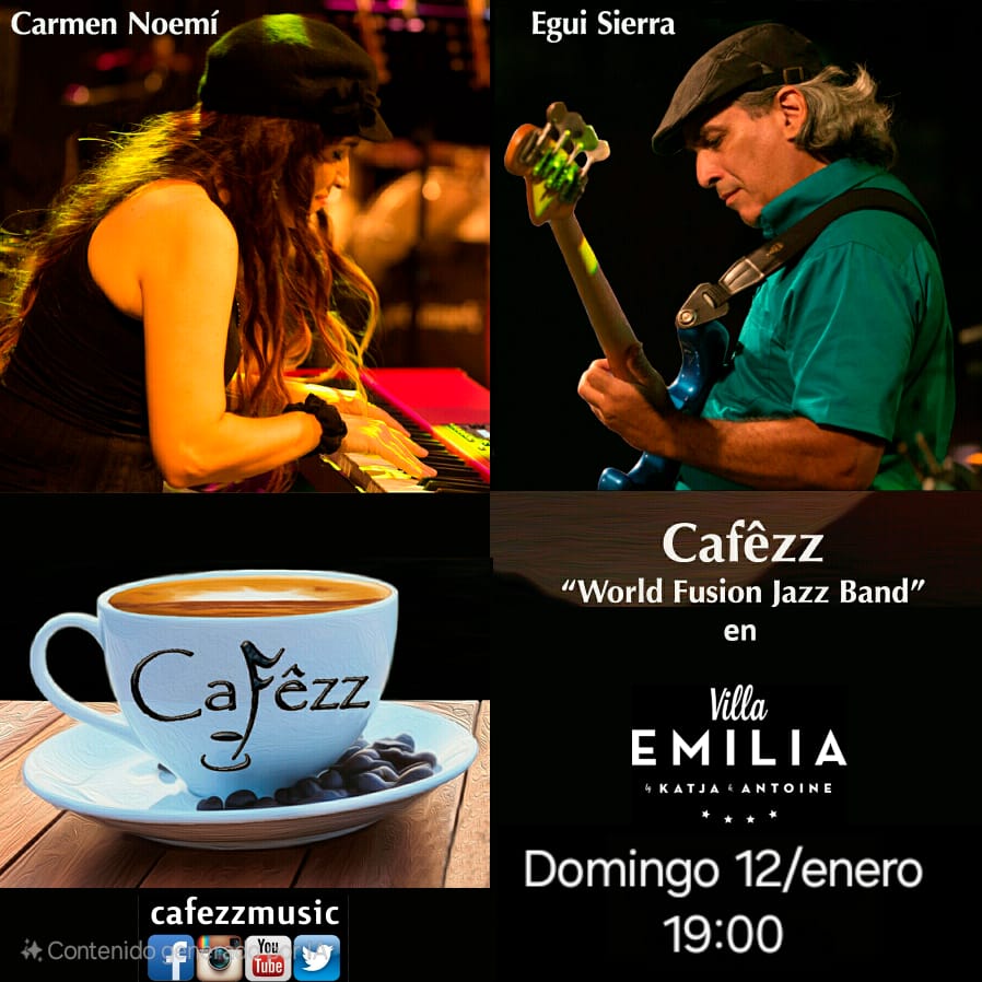 CafezzMusic's tweet photo. ¡Cafezz de Puerto Rico!
Este domingo 12 de enero a las 19 horas en Hotel Villa Emilia, Barcelona, España.
https://t.co/FZK0vcaxv3 https://t.co/4qbWpL3aoH