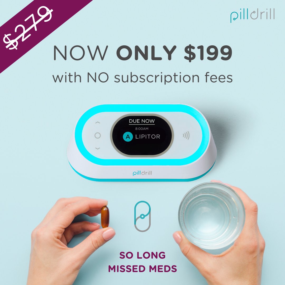 Take control of your health with PillDrill! Stay on top of meds &amp; keep loved ones in the loop.

✔️ Easy-to-use
✔️ Free apps for you &amp; family
✔️ No subscriptions—just $199!

Simplify your routine—shop now: hubs.li/Q031YpfJ0

#caregiving #medicationmanagement #healthtips
