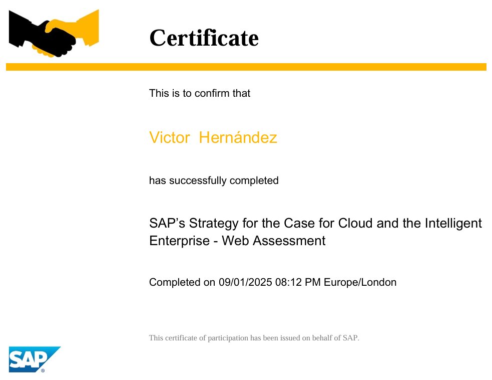 netmasteralex's tweet image. Termine!

SAP’s Strategy for the Case for Cloud and the Intelligent  Enterprise - Web Assessment
