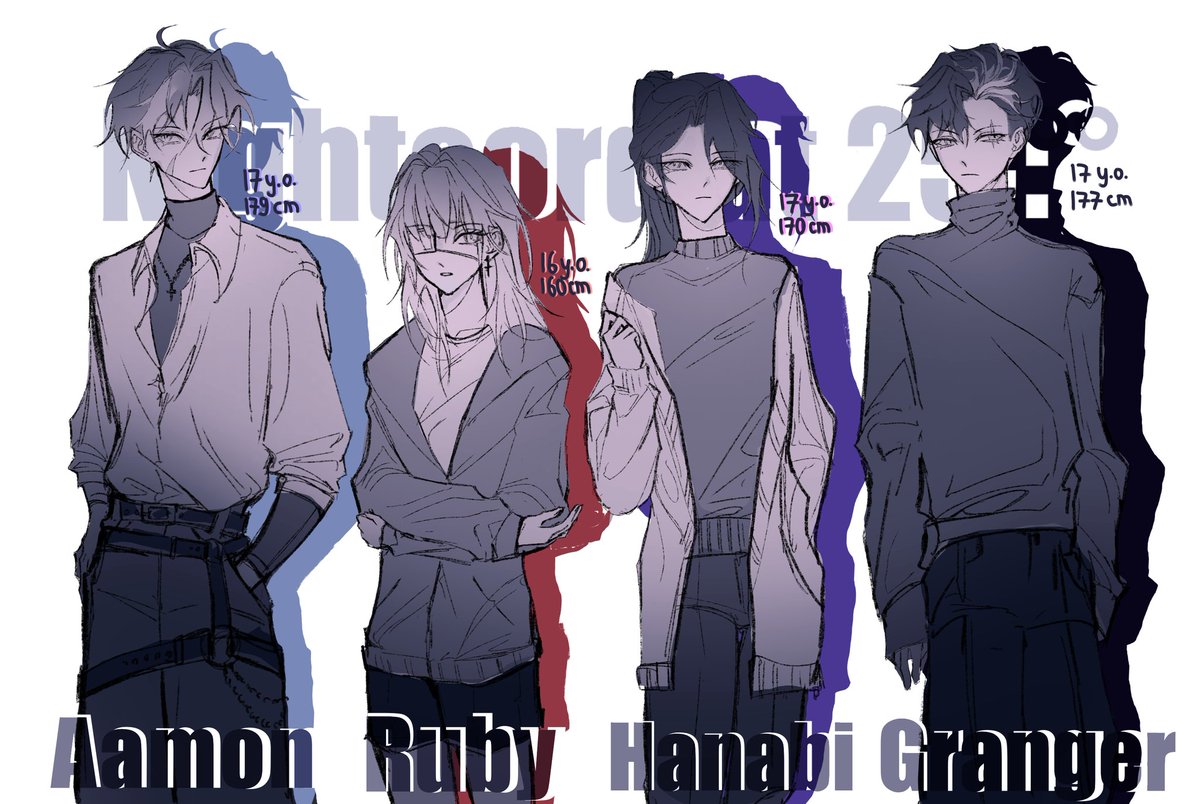 vi_cherries's tweet photo. #prsk_FA × #mlbb AU.
(#aamon #ruby #hanabi #granger) https://t.co/rIY5DgHZvw