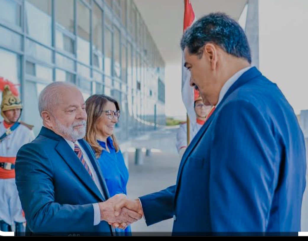 fabifbbr's tweet photo. Lula em seu terceiro mandato recebeu o ditador  Maduro no Brasil. 
Não deixem a verdadeira história morrer. https://t.co/sCobJ4ZZ7T