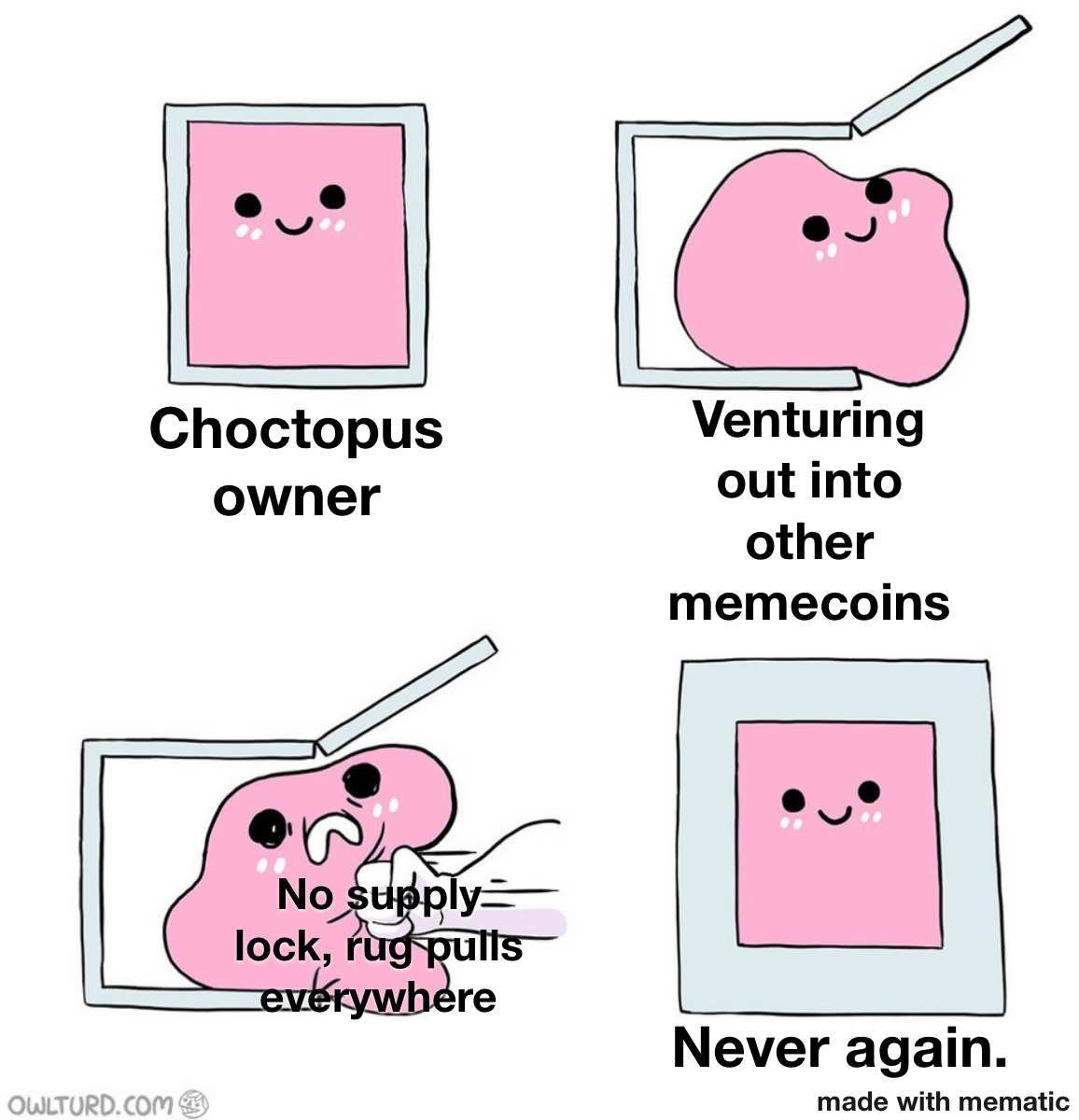 sad_avocado2342's tweet image. there is only one trustworthy coin on $SOL and it's ours :)
$choctopus