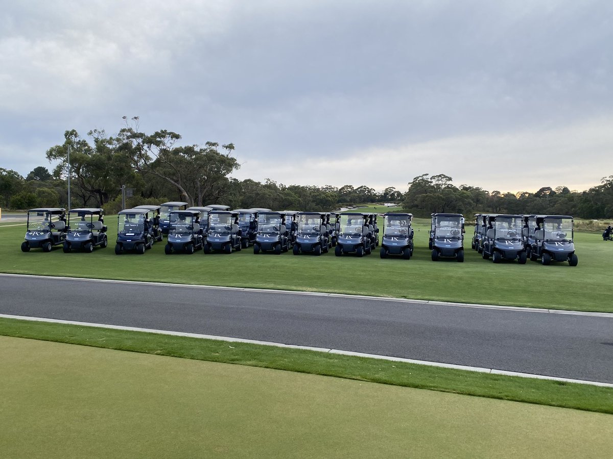 Timbeer101's tweet photo. @pkcgc @ashbartyfoundation looking good at PK this morning.  Ready for an enjoyable day with stars from all sports in attendance https://t.co/osRWZGAFhD