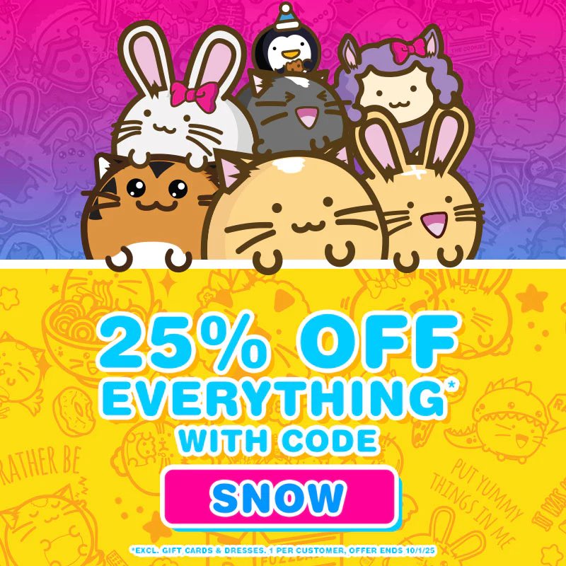 fuzzballs.co - offer ends Friday night! 25% off everything*