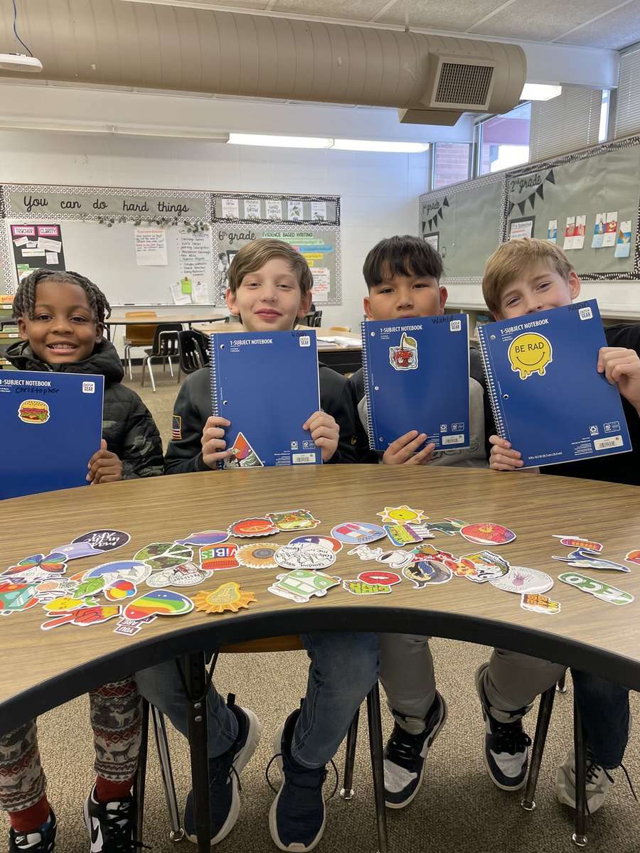 New year- calls for new Writer's Notebooks for this crew! New stickers included of course🤩 <a href="/Rosehill512/">Rosehill Elementary</a>