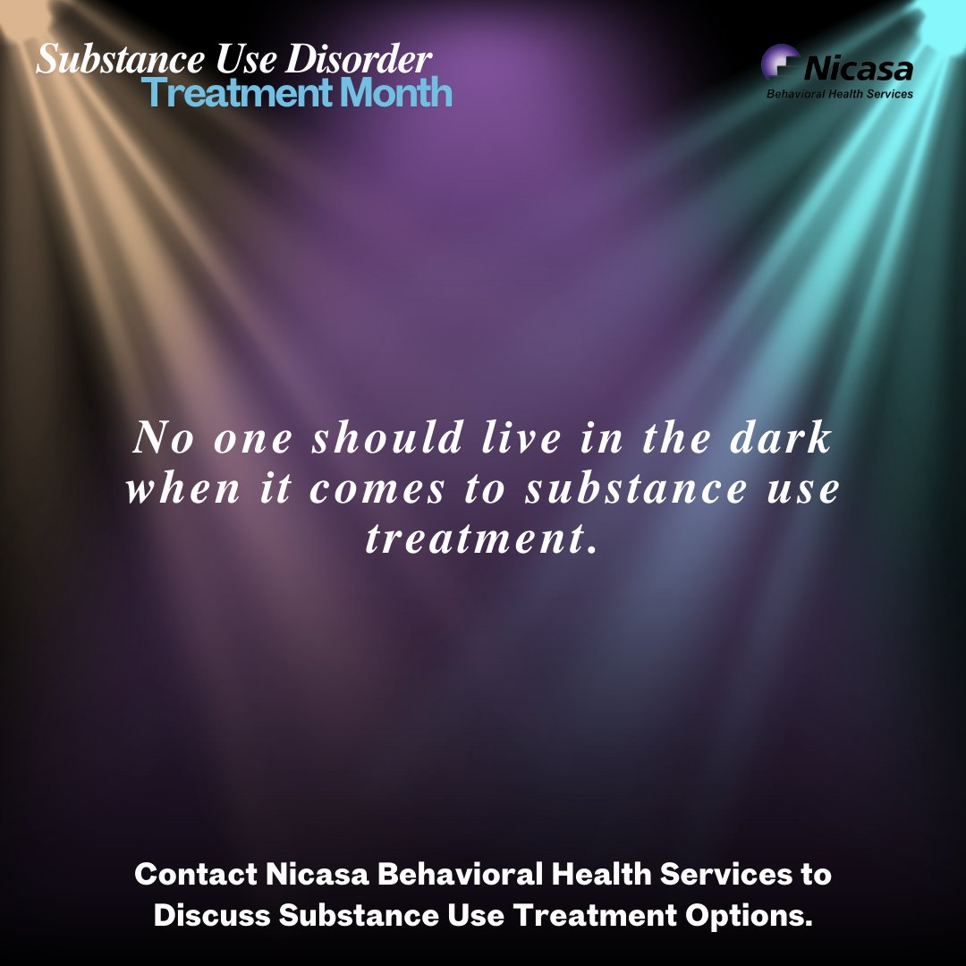 NicasaBHS's tweet image. Did you know? Effective treatment of substance use disorder can include medications, counseling and recovery supports. This combination is a proven approach to recovery. Nicasa can help you learn more about treatment 📲847-546-6450 📩info@nicasa.org
#TreatmentMonth
#FindTreatment