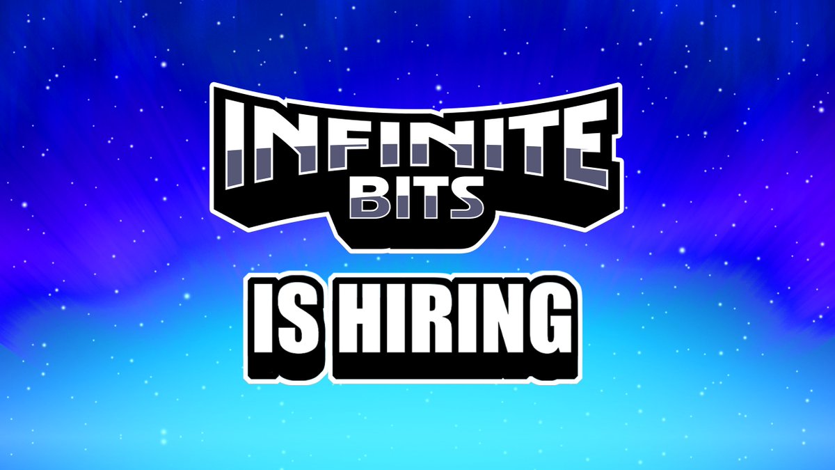 Hey! I am currently looking to hire Video Editors for both the Infinite Bits and 8-Bit Brad channels! 
Apply now using the link!
forms.gle/8KyMXe2p3GKoLy…