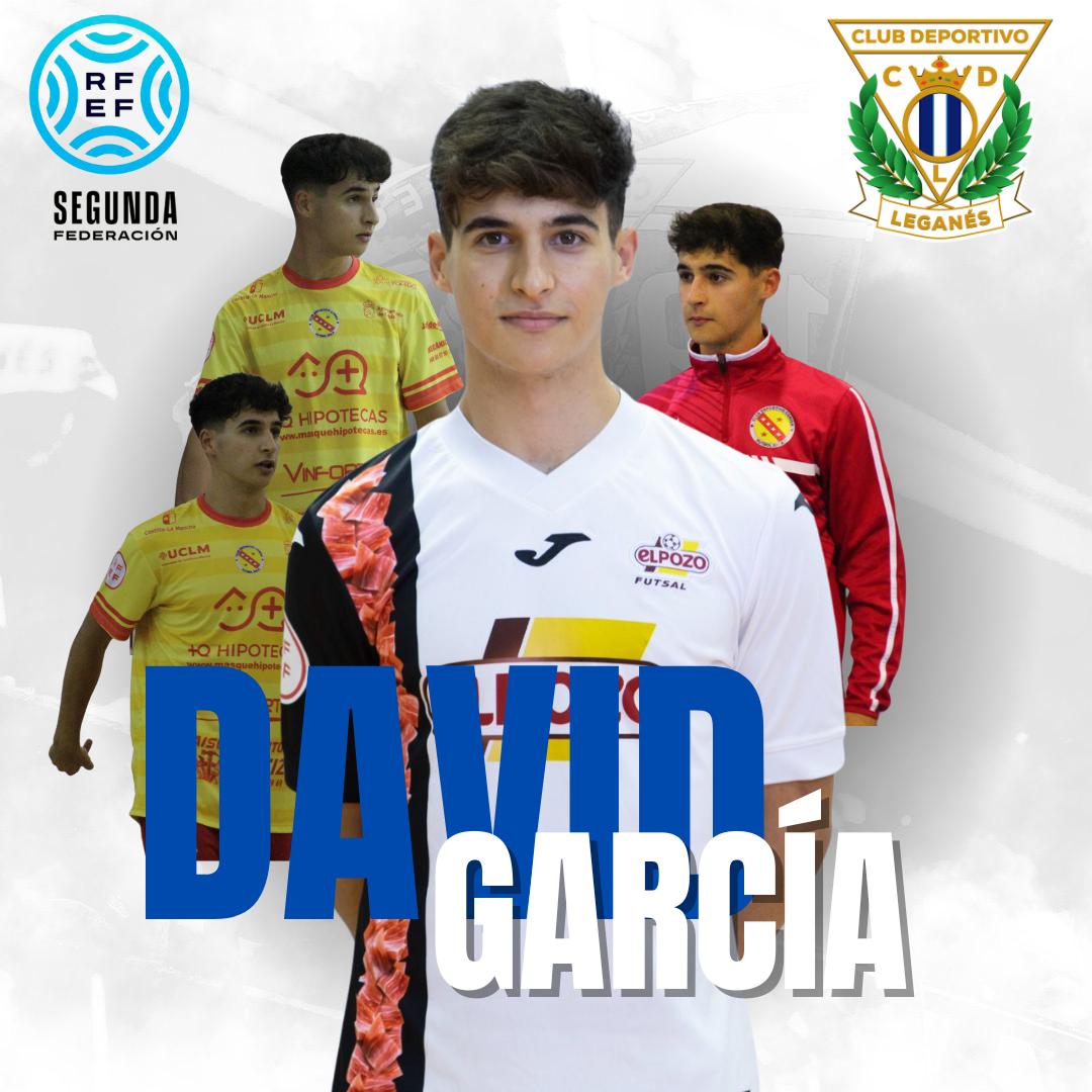 C.D. Leganés Fútbol Sala (@cdleganesfs) on Twitter photo 📝✍️🏽 El CD Leganés Fútbol Sala anuncia con ilusión la incorporación🔝 de David García a nuestro equipo.
🌍 Internacional sub-17 y sub-19 <a href="/FutSalRFEF/">Futsal RFEF</a>
⚽ Con experiencia en Primera División tras su debut con <a href="/ElPozoMurcia_FS/">ElPozo Murcia Costa Cálida FS</a>
🔵⚪ ¡Bienvenido a la familia🥒, <a href="/david_gar_16/">David García</a>! 📝✍️🏽 El CD Leganés Fútbol Sala anuncia con ilusión la incorporación🔝 de David García a nuestro equipo.
🌍 Internacional sub-17 y sub-19 <a href="/FutSalRFEF/">Futsal RFEF</a>
⚽ Con experiencia en Primera División tras su debut con <a href="/ElPozoMurcia_FS/">ElPozo Murcia Costa Cálida FS</a>
🔵⚪ ¡Bienvenido a la familia🥒, <a href="/david_gar_16/">David García</a>!