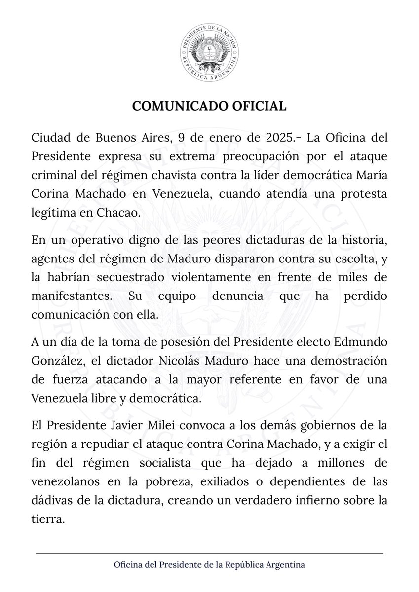 Oficina del Presidente tweet media