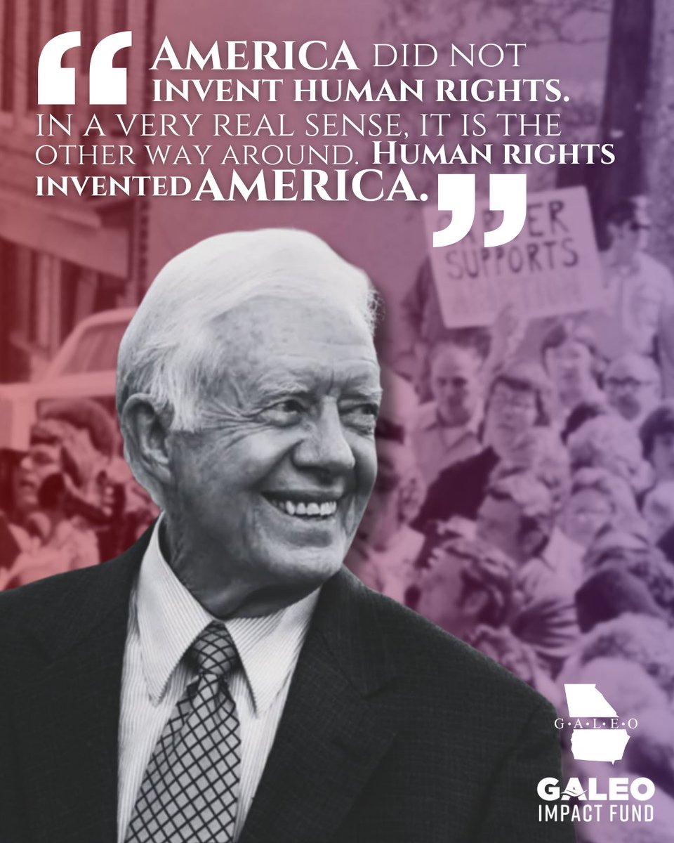 GALEOImpactFund's tweet image. In honor of Jimmy Carter, the 39th President, we extend our condolences on his passing. His dedication to peace and service will inspire organizations like ours. #JimmyCarter #39thPresident #NonProfitOrg #LatinoOrganization #GeorgiaOrganization
