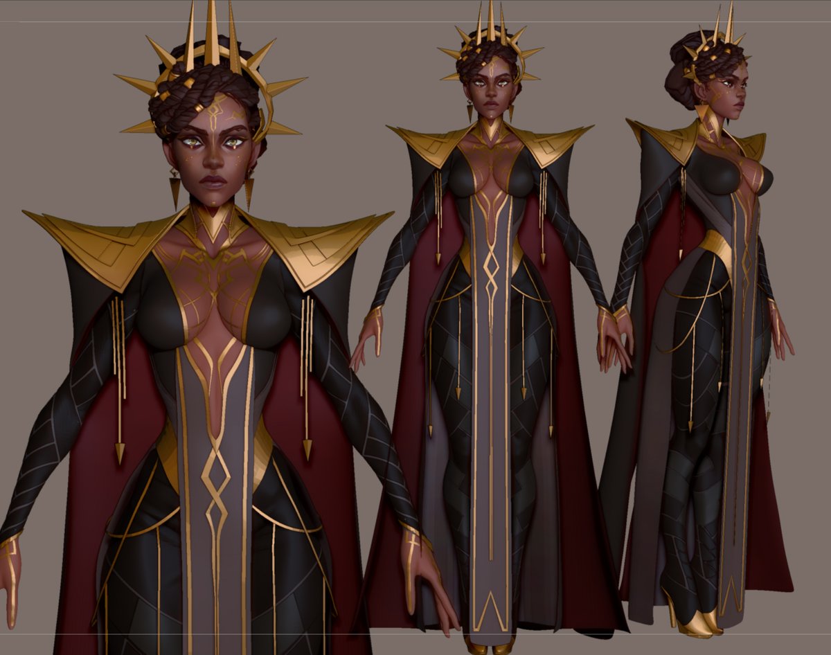 WIP, sculpting Queen Mel for Arcane challenge
#LeagueOfLegends #Arcane #MelMedarda