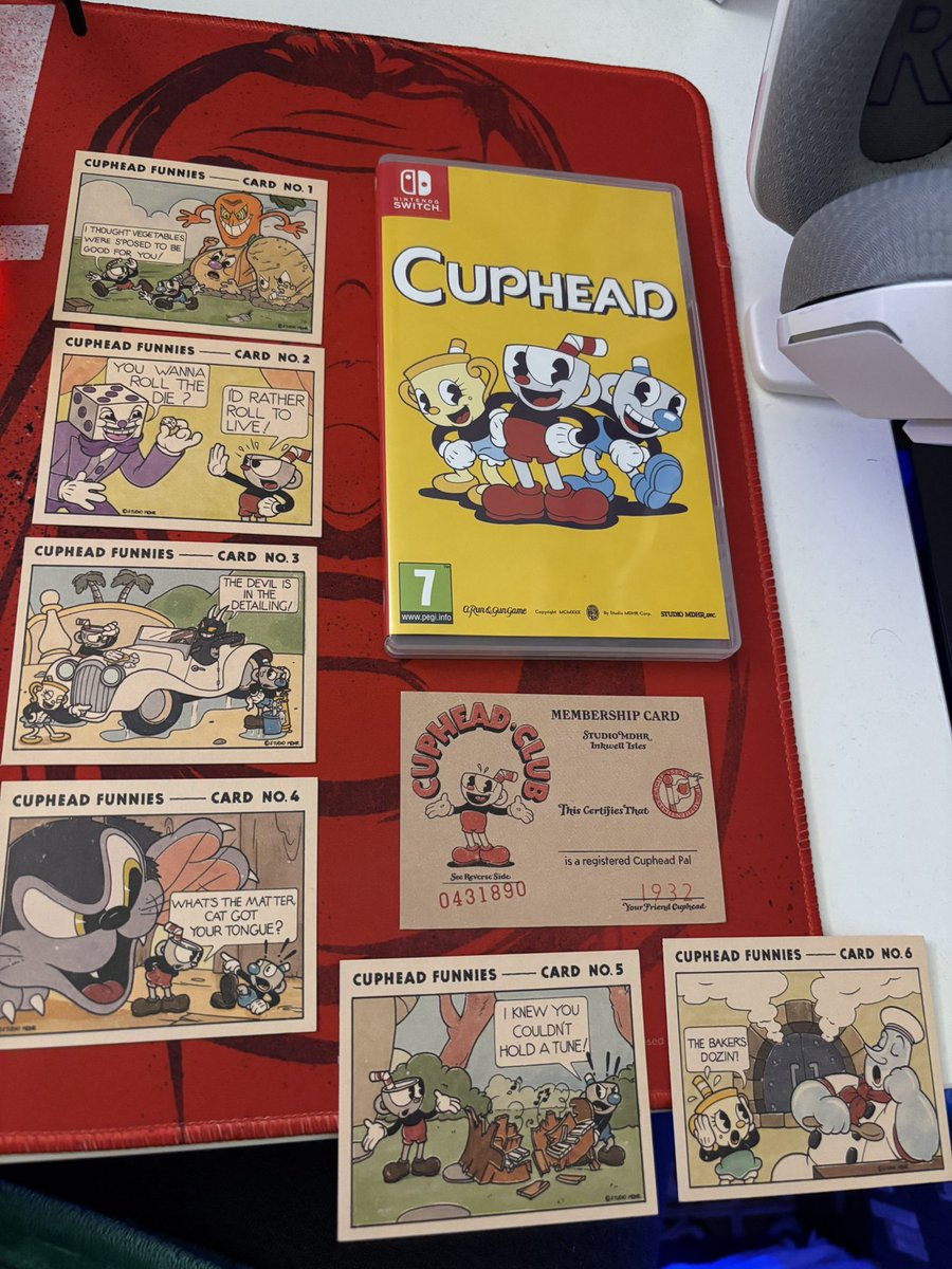 Tropper43's tweet photo. Y hoy en ediciones físicas que merecen hasta el último céntimo: CUPHEAD para Nintendo Switch 😍😍😍😍😍 https://t.co/TVUjUpL09w