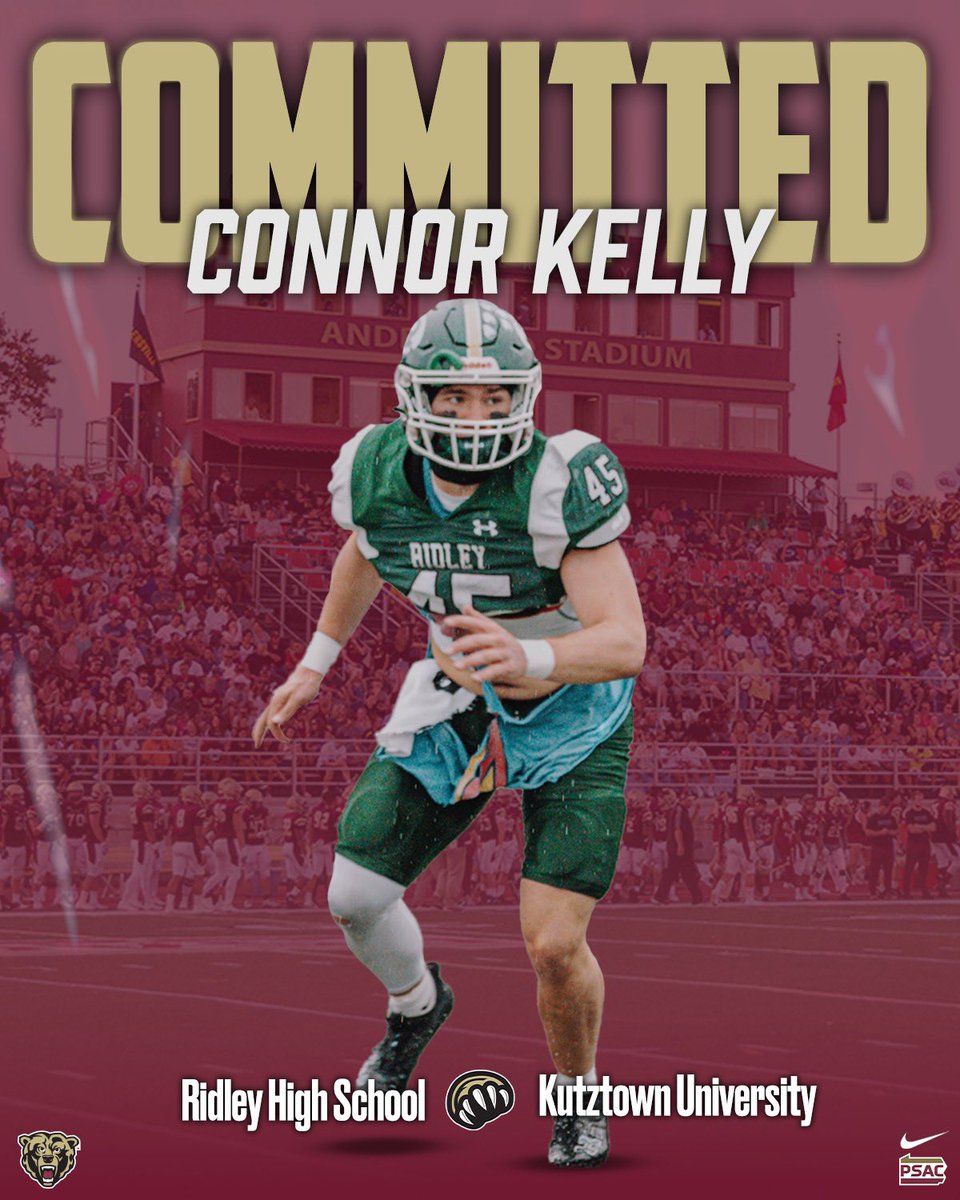 Thankful to announce my commitment to Kutztown University🐻
<a href="/CoachFargo_KUFB/">Eric Fargo</a> <a href="/KUHC_Clements/">Jim Clements</a> <a href="/CoachCella_KU/">Matt Cella</a> <a href="/hs_ridley/">Ridley HS Football</a> <a href="/dwDBpn/">DAVID WOOD</a> <a href="/soperb68/">Bob Soper</a> <a href="/Eric_Engle/">Eric Engle</a> <a href="/jeffhamson/">Jeff Hamson</a> <a href="/ehollingworth37/">Coach Hollingsworth</a> <a href="/CaryMoyer/">Cary Moyer D2🏈.com PSAC Columnist</a> @PRZPAvic