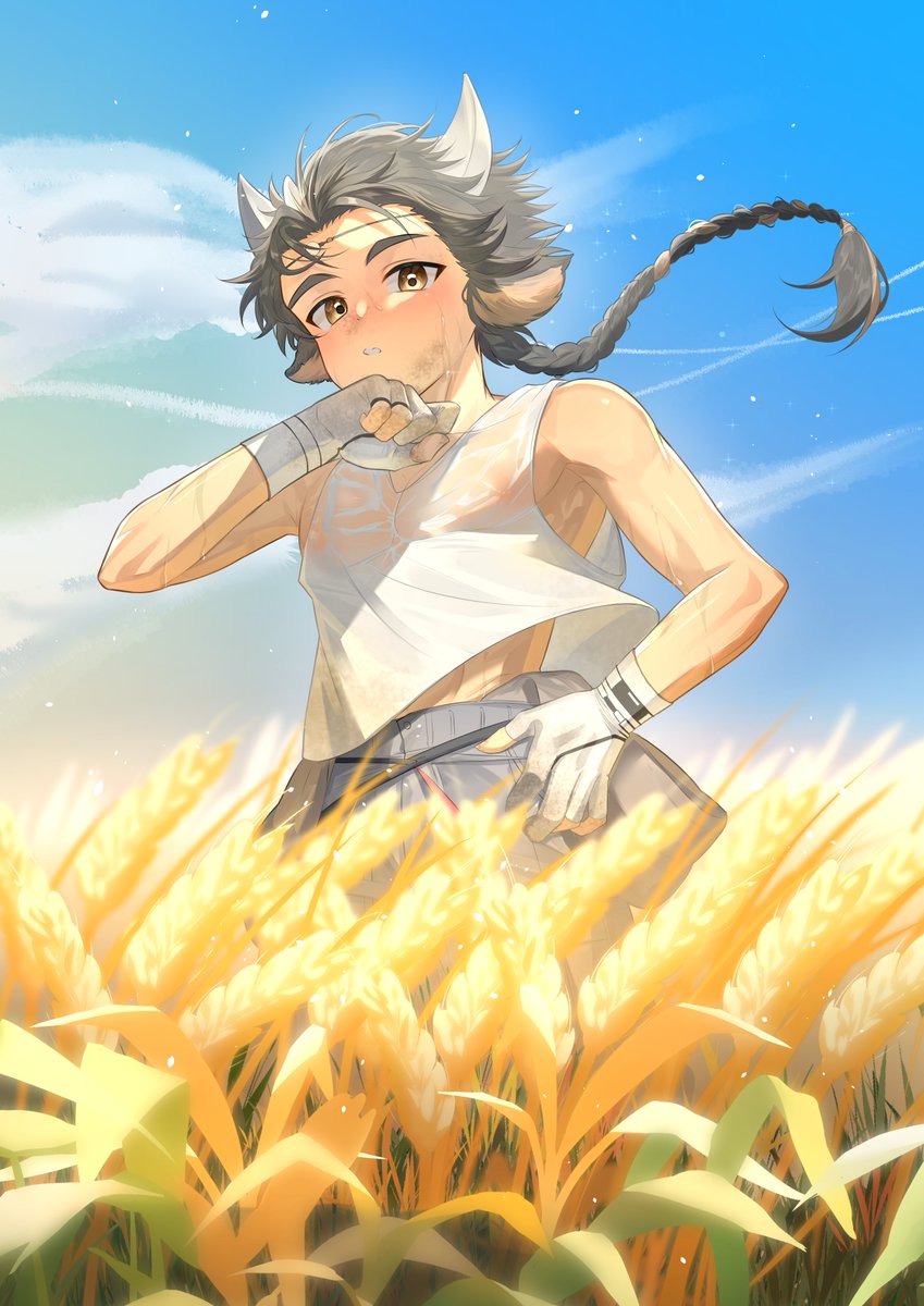 わんちぃん！
#明日方舟 　＃万顷