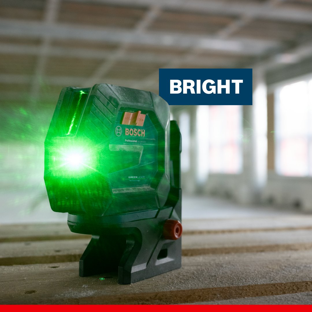 BoschToolsNA's tweet photo. NEW self-leveling cross-line lasers are here! 🚨 Level up your projects with precision and ease. 

#boschtools #CrossLineLaser https://t.co/HToM2aJgvJ