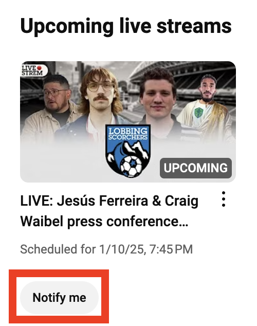 NoahRiffe's tweet photo. 🔴 LIVE: Jesús Ferreira &amp; Craig Waibel press conference reaction w/ Niko Moreno
⏰ Friday, Jan. 10, 2025 / 7:45pm PST
🔔 Subscribe and hit the bell button to get notified when we go live!

🔗 https://t.co/qkjFdwNspv https://t.co/MArbQ26qyG