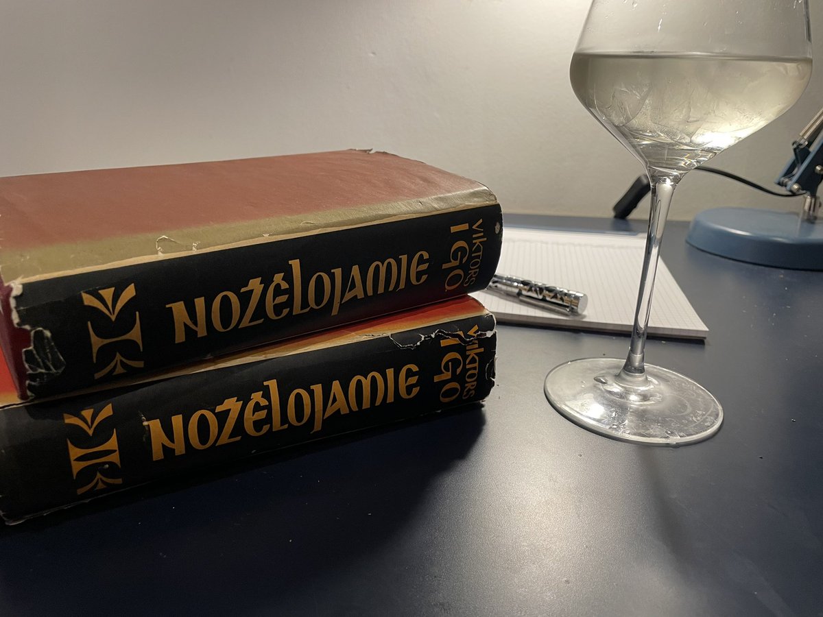 Tiešām, in an oddly &amp; uncanny way - rifmējas ar mūsdien notiekošu - krč pognaļi - Les Misérables [V Hugo].