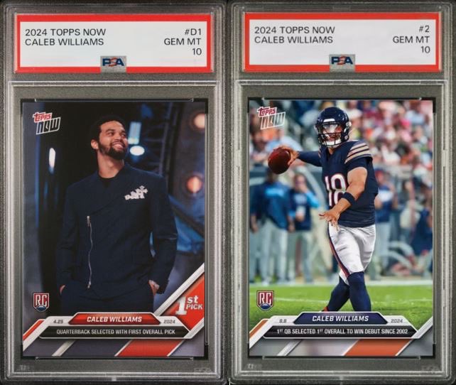 312SportsCards1's tweet image. All right shipment is in so 3 lucky 🍀 winners 🏆 get to pick which Caleb Williams PSA GEM MT 10 card they want if they win #DaBears 🐻⬇️

To Enter:

1. Like &amp;amp; RT 👍
2. Follow Us 🤝
3. Comment - 🐻⬇️
4. Winners Announced - 1/18