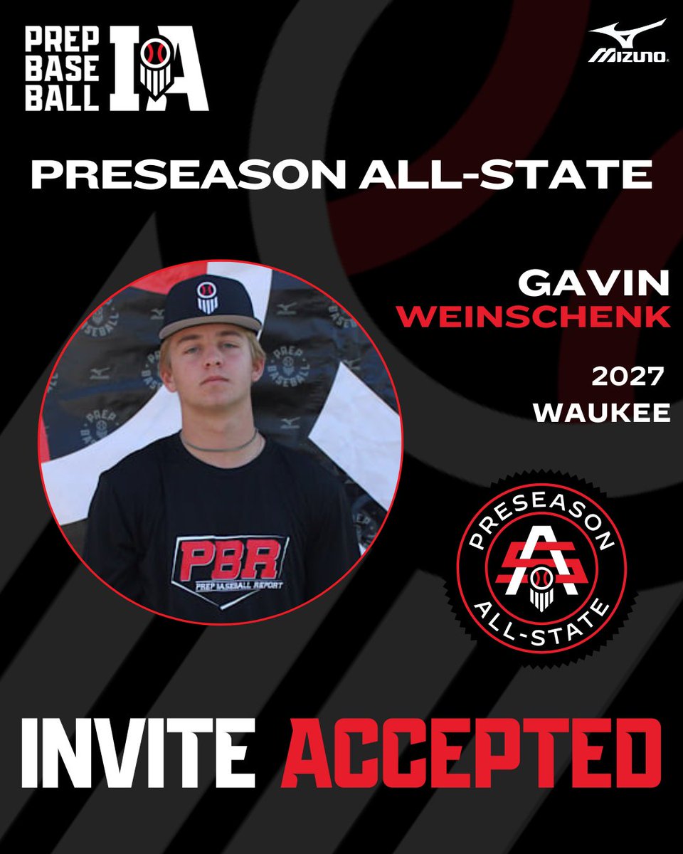 Prep Baseball Iowa (@prepbaseballia) on Twitter photo ๐๐๐๐ ๐๐๐๐๐๐๐๐๐ ๐๐๐-๐๐๐๐๐
๐๐ฏ๐ท๐ช๐ต๐ฆ๐ฅ ๐๐ค๐ค๐ฆ๐ฑ๐ต๐ฆ๐ฅ โ
Gavin Weinschenk | <a href="/GavinWeinschenk/">Gavin Weinschenk</a>
โพ LHP/OF
๐ 2027
๐ <a href="/WaukeeBaseball/">Waukee Baseball</a>
๐ค loom.ly/_5ItOxc
๐๐๐๐๐๐๐ ๐๐๐๐ ๐ธ๐๐๐๐๐ โคต๏ธ
loom.ly/Td0Hqms ๐๐๐๐ ๐๐๐๐๐๐๐๐๐ ๐๐๐-๐๐๐๐๐
๐๐ฏ๐ท๐ช๐ต๐ฆ๐ฅ ๐๐ค๐ค๐ฆ๐ฑ๐ต๐ฆ๐ฅ โ
Gavin Weinschenk | <a href="/GavinWeinschenk/">Gavin Weinschenk</a>
โพ LHP/OF
๐ 2027
๐ <a href="/WaukeeBaseball/">Waukee Baseball</a>
๐ค loom.ly/_5ItOxc
๐๐๐๐๐๐๐ ๐๐๐๐ ๐ธ๐๐๐๐๐ โคต๏ธ
loom.ly/Td0Hqms