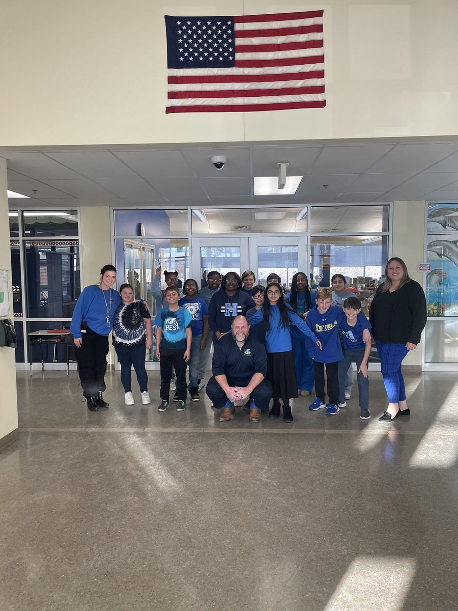 Hampton represents #bcpsblue