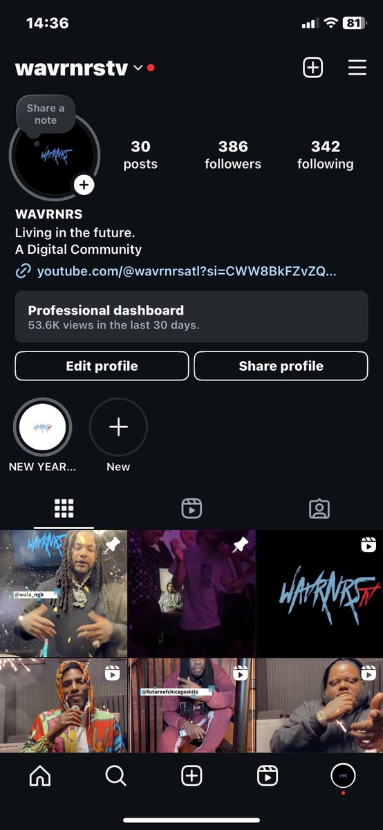 <a href="/WAVRNRSTV/">WAVRNRS</a> almost to 400 on ig 

instagram.com/wavrnrstv/prof…