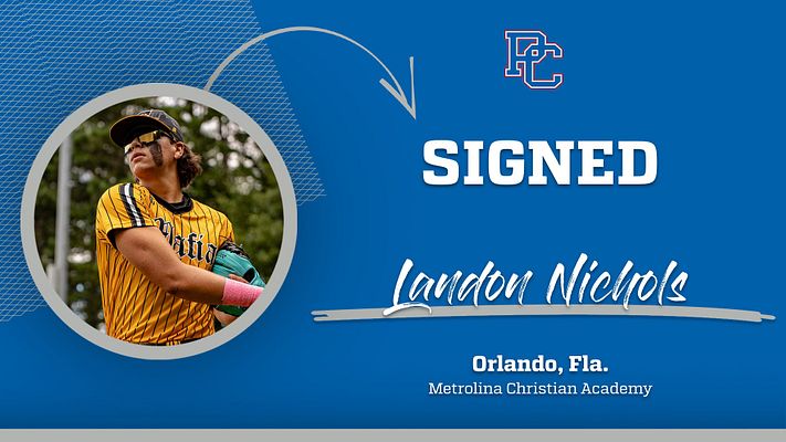 Presbyterian College Baseball (@bluehosebsb) on Twitter photo Signee number 4⃣!!
Meet Landon Nichols, a first baseman/right-handed pitcher, from Metrolina Christian Academy in Florida!! Signee number 4⃣!!
Meet Landon Nichols, a first baseman/right-handed pitcher, from Metrolina Christian Academy in Florida!!