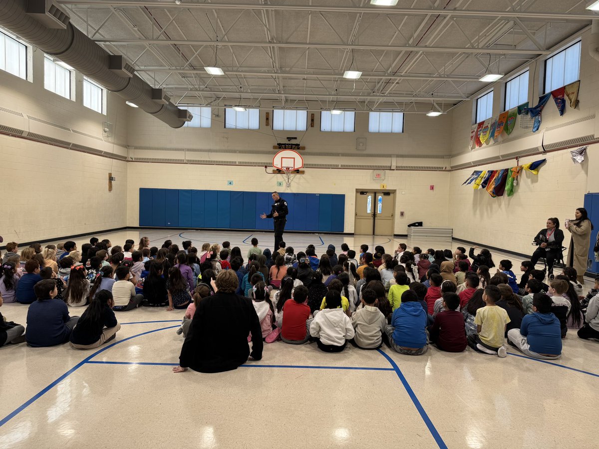 It is always great when DARE come talk to our students about important safety tips! Thank you <a href="/AddisonPolice/">Addison Police</a> #ASD4All #TogetherWeRoar