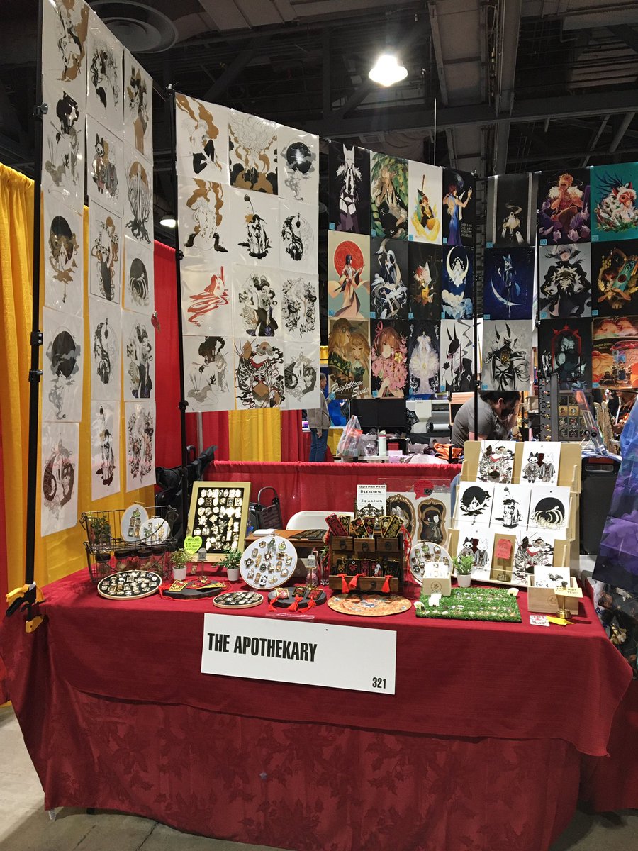 akemii_k's tweet photo. Obligatory booth pics~ ALA Exhibitors #321! https://t.co/e9wE5y1IDq