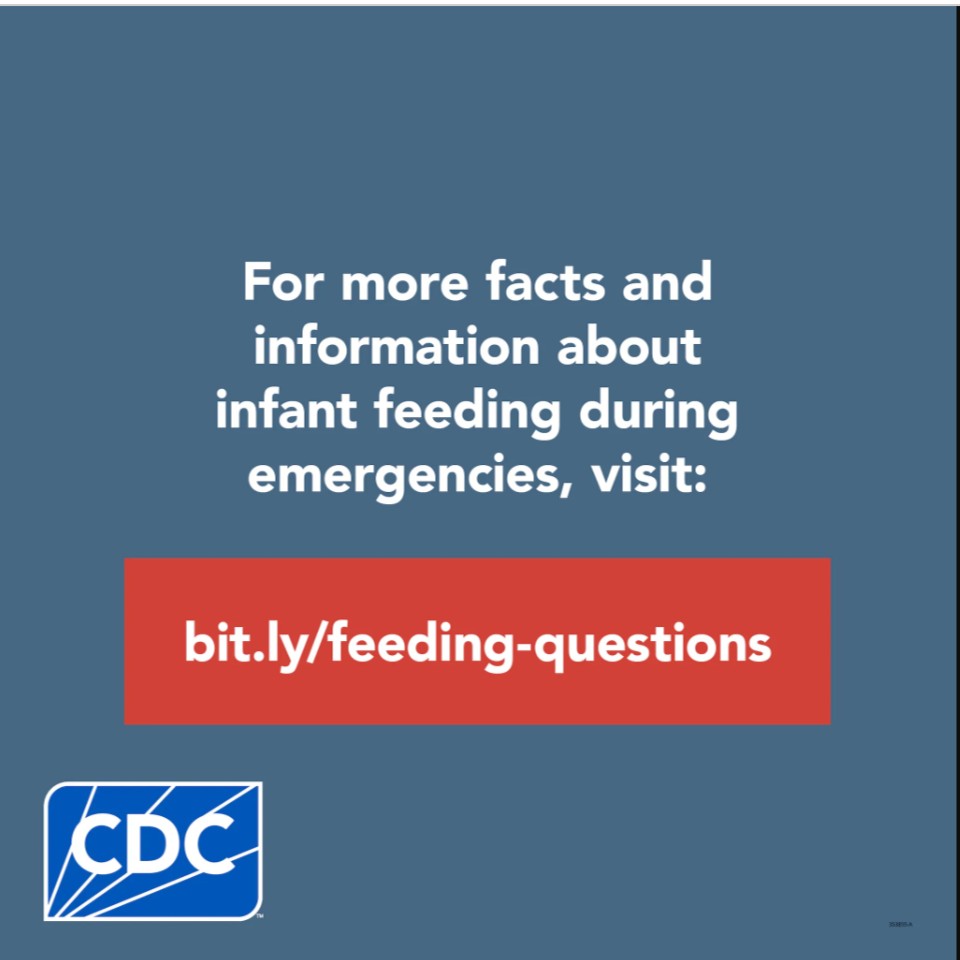 Wildfires can create unique challenges for breastfeeding families. Breastfeeding remains the safest way to feed an infant during an emergency. 

Learn more about safe infant feeding during an emergency: bit.ly/4ewkn21